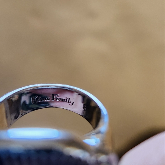 NWOT Lia Sophia "Beautify" Kiam Yellow cut crystal Silver Ring - Size 8 - Picture 4 of 5